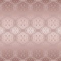 Chinese and Japanese style. Traditional seamless pattern. Asian background. China ornament. Elegant Japan design golden foil for p Royalty Free Stock Photo