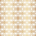 Chinese and Japanese style. Traditional seamless pattern. Gold Asian background. China ornament. Elegant Japan design golden foil