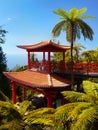 Chinese Japanese Garden, Pagoda Zen Royalty Free Stock Photo