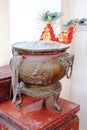 Chinese josstick pot Royalty Free Stock Photo