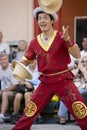 Chinese Juggler 1 Royalty Free Stock Photo