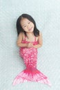 Chinese kid dress up mermaid costume