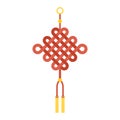 Chinese knot with tassel using in lunar new year