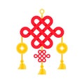 Chinese knotting vector, Chinese New year flat icon