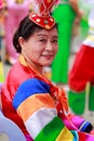 Chinese korean ethnic elderly woman