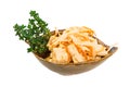 Chinese or korean Yuba (tofu bamboo) Royalty Free Stock Photo