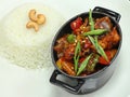 Chinese kung pao chicken Royalty Free Stock Photo