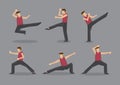 Chinese Kungfu Vector Character Illustration