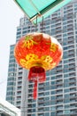 Chinese lamp hanging at roof Royalty Free Stock Photo