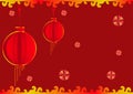 Chinese lantern background