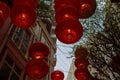 Chinese lantern close up