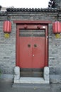 Chinese Lantern Door Royalty Free Stock Photo