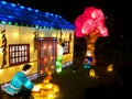 Chinese Lantern festival, light sculpture.