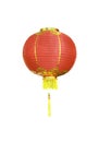 Chinese lantern isolated Royalty Free Stock Photo