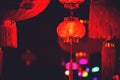 Chinese lanterns in the night