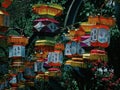 Chinese lanterns of Wuhan garden expo park China Royalty Free Stock Photo