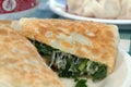 Chinese leek pie Royalty Free Stock Photo