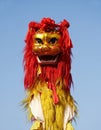 Chinese lion dance Royalty Free Stock Photo