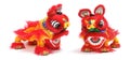 Chinese Lion Dance Ornament Royalty Free Stock Photo