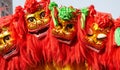 Chinese lion dancing