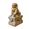 Chinese lion figure Royalty Free Stock Photo