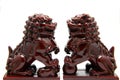 Chinese lion sculpture Royalty Free Stock Photo