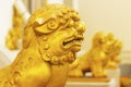 Chinese lion statue Royalty Free Stock Photo