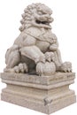 Chinese lion statue Royalty Free Stock Photo