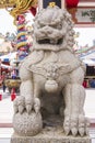 Chinese lion statue Royalty Free Stock Photo