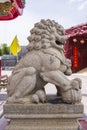 Chinese lion statue Royalty Free Stock Photo