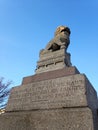 Chinese lion statue Royalty Free Stock Photo