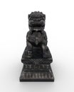 Chinese Lion Statue Royalty Free Stock Photo