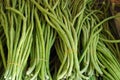 Chinese long beans bunches