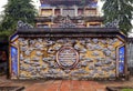 Chinese longevity symbol made of ceramic