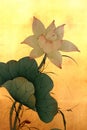 Chinese Lotus Painting