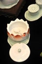 Chinese lotus petals bowl