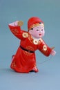 Chinese lucky clay figurine - Rich Royalty Free Stock Photo