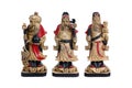 Chinese lucky gods, Fu Lu Shou. Royalty Free Stock Photo