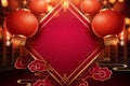 Chinese lunar new year background Royalty Free Stock Photo