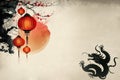 Chinese Lunar New Year of the Dragon Background