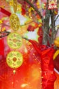 Chinese Lunar New Year ot Tet decorations, Vietnam Royalty Free Stock Photo