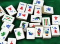 Chinese Mahjong tiles Royalty Free Stock Photo