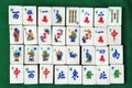 Chinese Mahjong tiles Royalty Free Stock Photo