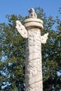 Chinese marble totem pillar Huabiao