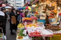 Chinese market in Kowloon, Hong Kong.