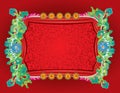 Chinese boarder design inspired by chinese opera stage.