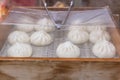Chinese meat buns or Baozi or steamed pork bun Royalty Free Stock Photo