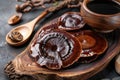 Chinese medicine, China Ganoderma, mushroom Royalty Free Stock Photo