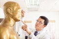 Chinese medicine doctor point acupoint a model