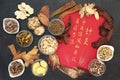 Chinese Medicine Traditional and Effective Medical Treatment Solution Method Royalty Free Stock Photo